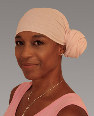 Pink Head Wrap on 2 Tr
